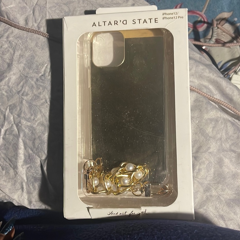 Shinny I phone 12 cover